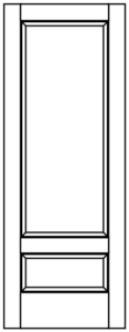 Interior - 2 Panel Raised Quarter Traditional