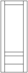 Interior - 2 Panel Flat Quarter Traditional