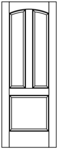Interior - 3 Panel Raised Inverted Arch