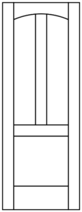 Interior - 3 Panel Flat Inverted Arch